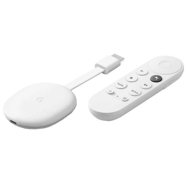 Media Player Google Chromecast 4K cu Google TV, HDMI, alb-1
