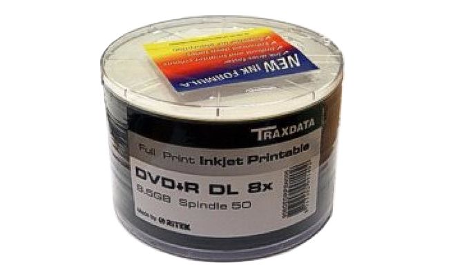 TRAXDATA DVD+R I Dual Layer I 8.5Gb I 8x I printabil I 50 bucăți-1