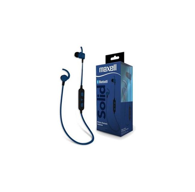 Casti audio Bluetooth | MAXELL EB-BT100 albastru | cu microfon | G-2