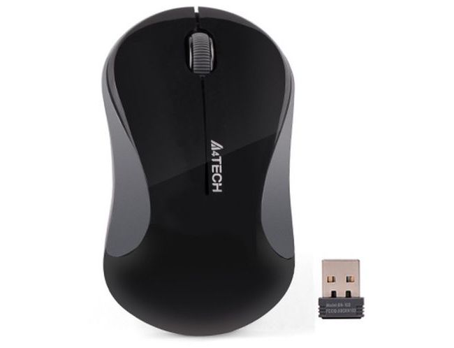 A4Tech - mouse wireless G3-270N | negru-1