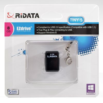 Memorie USB2 | RiDATA | 8GB | model OD6B, NEGRU-img