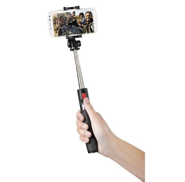 HAMA - braț telescopic tip Selfie-Stick, cu buton în mâner și interfață Bluetooth-1