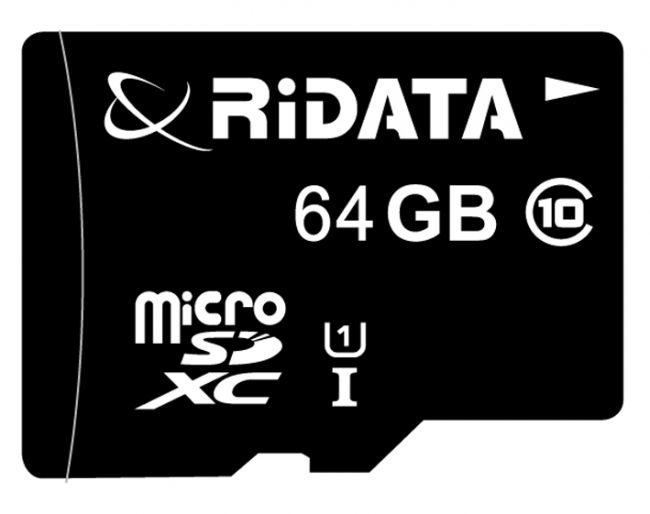 Card microSDXC RiDATA 64GB clasa 10-2
