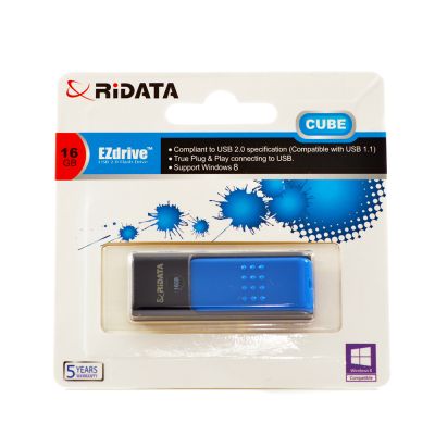 Memorie USB2 | RiDATA | 16GB | model RID50 | negru-albastru-img