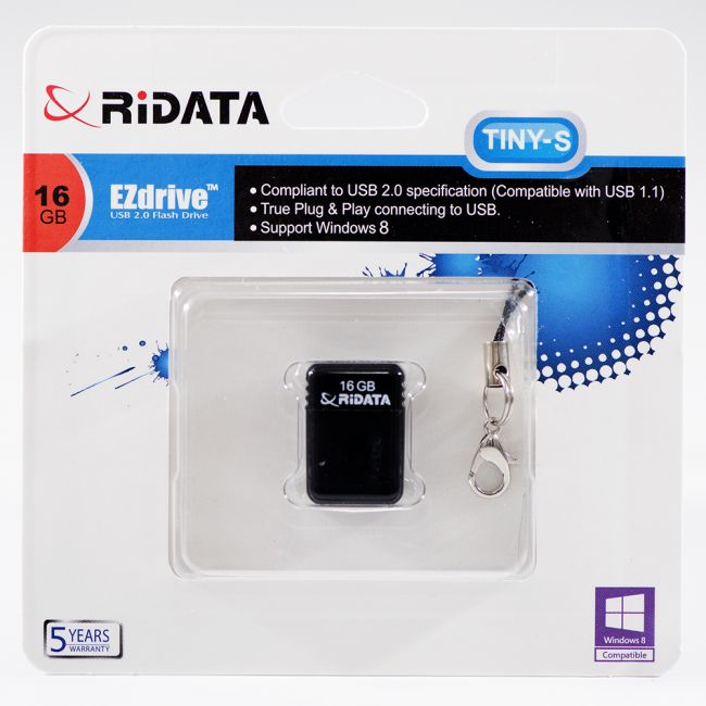 Memorie USB2 | RiDATA | 16GB | model OD6B, NEGRU-1
