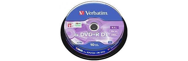 VERBATIM DVD+R | Dual Layer | 8.5Gb | 10 bucati cutie-1