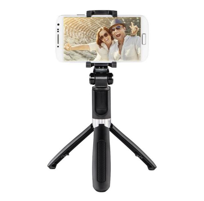 HAMA - braț telescopic tip Selfie-Stick, cu buton în mâner și interfață Bluetooth-5