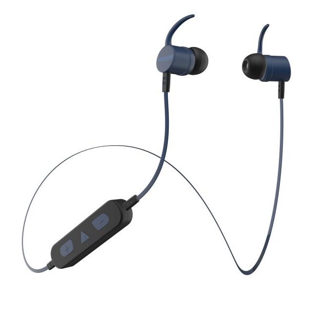 Casti audio Bluetooth | MAXELL EB-BT100 albastru | cu microfon | G-1